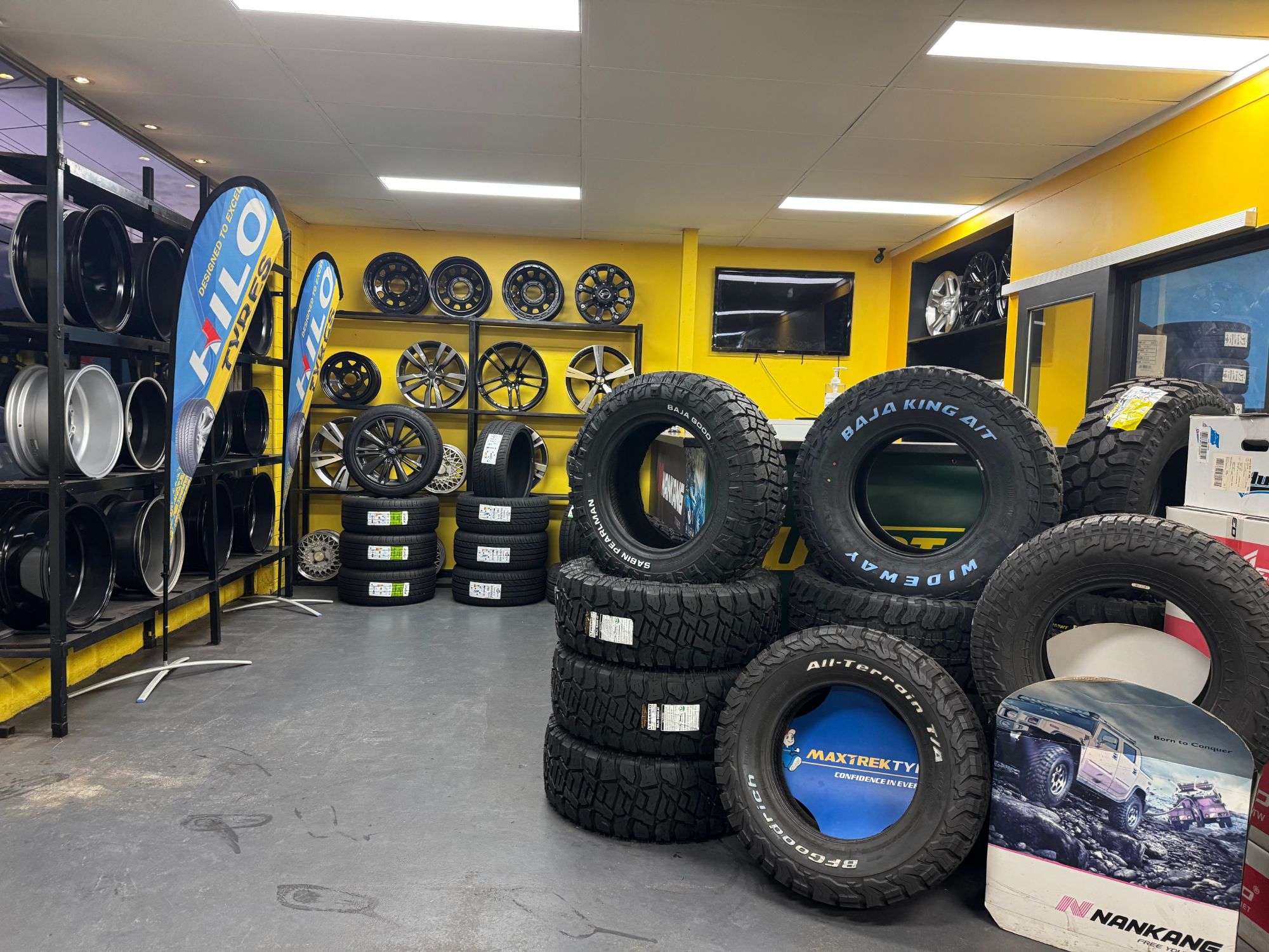 New tyres & wheels